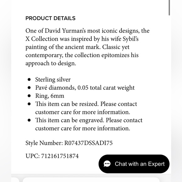 David Yurman X Crossover Band Ring - Picture 6 of 12